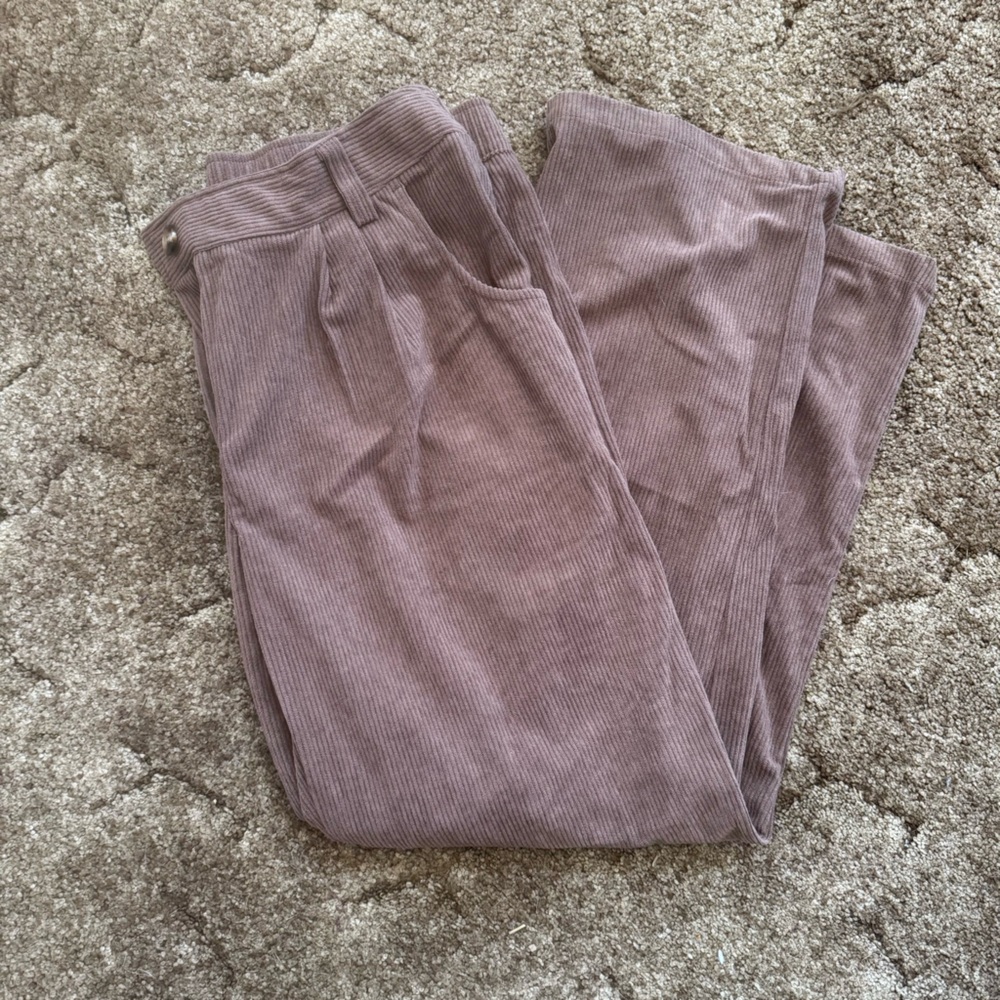 Halara Mid Rise Corduroy Casual Pant